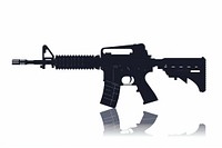Gun rifle weaponry firearm machine gun.