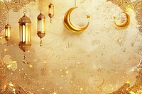 Illustration design Eid Mubarak gold accessories accessory.