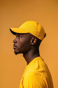 African delivery man side portrait photo photography clothing.