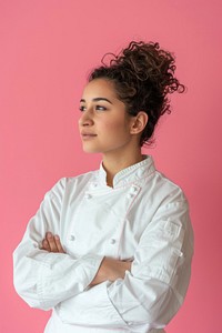 Latinxwoman chef side portrait photo photography female.