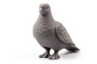 Cute Plasticine clay 3d of Pigeon pigeon animal bird.