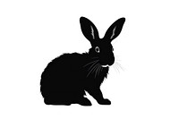 Bunny silhouette bunny animal.