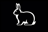 Bunny bunny stencil animal.