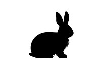 Bunny silhouette bunny animal.