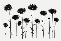 Daisy silhouette daisy art.