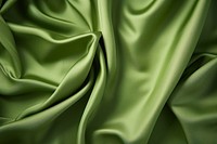 Satin fern color green silk.