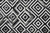 Seamless Black And White Ethnic Geometric block print pattern rug home decor.