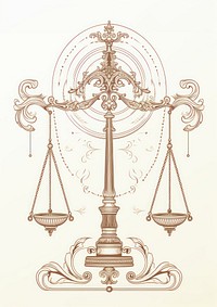 Elegant symbols and icons of Libra chandelier bronze cross.