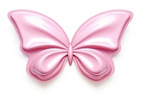Butterfly pink white background accessories.