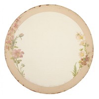 Floral porcelain platter plate.