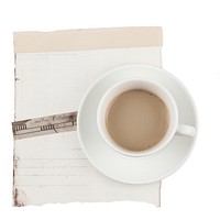 Coffee saucer paper drink.