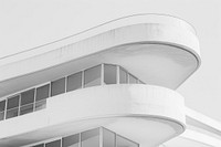 White curves and refined building architecture.