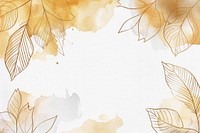 Autumn leaves border frame texture painting graphics.