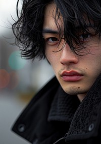 Young japanese man photography portrait clothing.