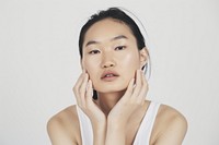 Skincare asian woman model photography portrait skin.