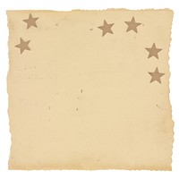 Stars on ripped paper backgrounds text white background.