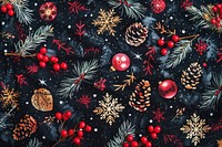 Christmas backgrounds pattern celebration.