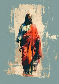 Jesus photography painting portrait.