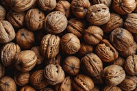 Many walnuts plant food backgrounds.