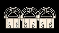 Beer divider ornament architecture line gate.