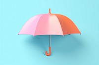 Umbrella icon protection sheltering sunshade.