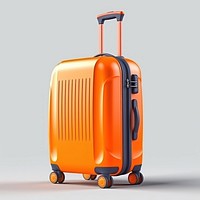 Orange Suitcase suitcase luggage technology.