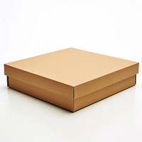 Paper box open cardboard carton white background.
