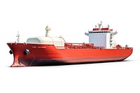 Oil Ship LPG tanker in sea ship watercraft vehicle.
