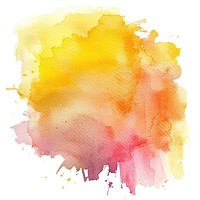 Watercolor of stain backgrounds yellow creativity.