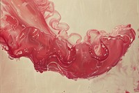 Red jelly painting backgrounds art.