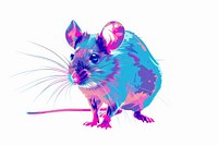 Drawing mouse rat animal mammal.
