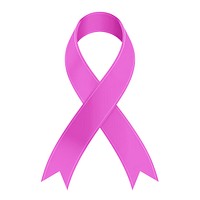 Pink gradient Ribbon cancer symbol.