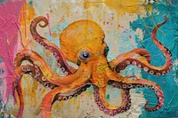 Octopus octopus art painting.