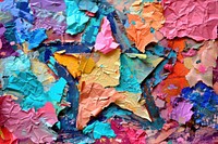 Star art abstract collage.