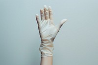Hand wearing a glove clothing baseball softball.