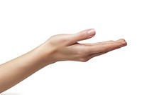 Woman hand finger adult white background.
