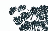 Tropical plant silhouette clip art backgrounds leaf tree.