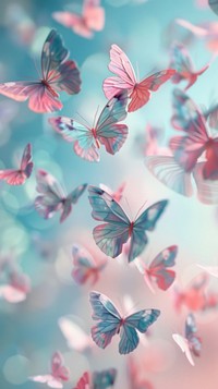 Butterflies outdoors blossom nature