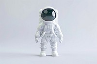 Astronaut robot white representation.