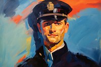 Portrait of a pilot painting photography military.