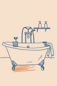 Poster for bathroom bathing bathtub jacuzzi.