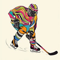 Ice hockey clothing skating apparel.
