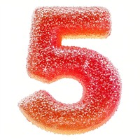 Number confectionery sweets symbol.