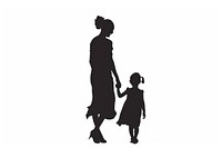 Mother silhouette clip art person female adult.