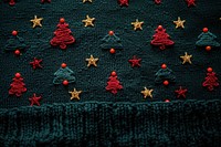 Christmas tree pattern embroidery clothing knitwear.