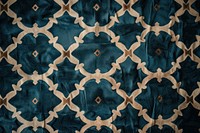 Moroccan pattern texture velvet person.