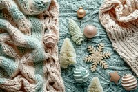 Pastel christmas pattern clothing knitwear apparel.