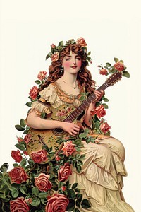 The midsummer painting flower guitar.