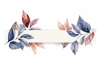 Ribbon winter leaves banner accessories accessory graphics.