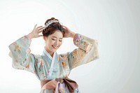 Korean woman clothing apparel fashion.